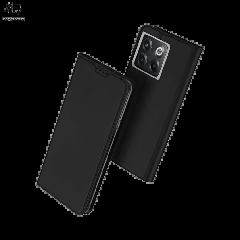 Housse folio OnePlus 10T 5G porte-carte - Dux Ducis Skin Pro Noir