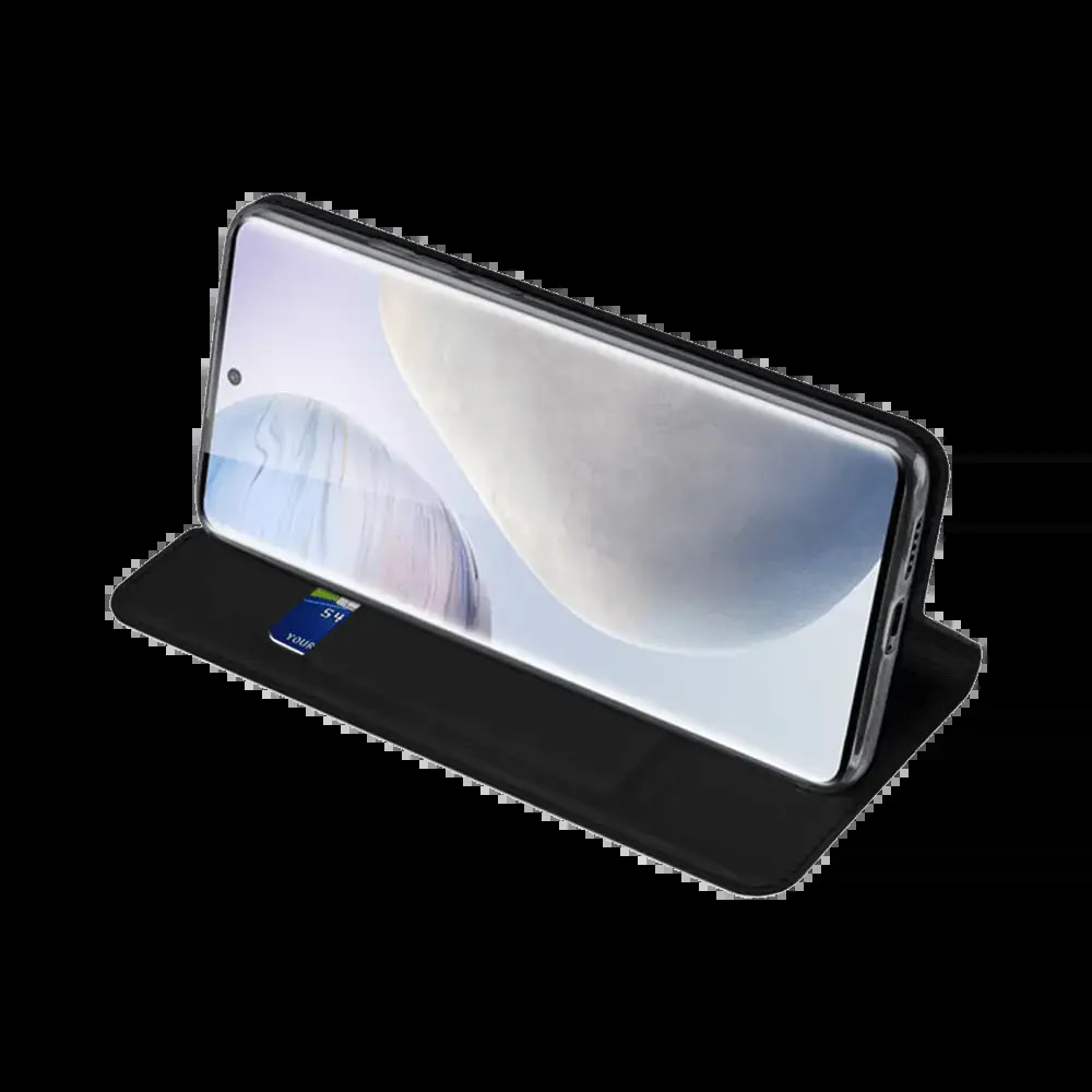 Housse folio Vivo X60 Pro porte-carte - Dux Ducis Skin Pro Noir - Vue 4