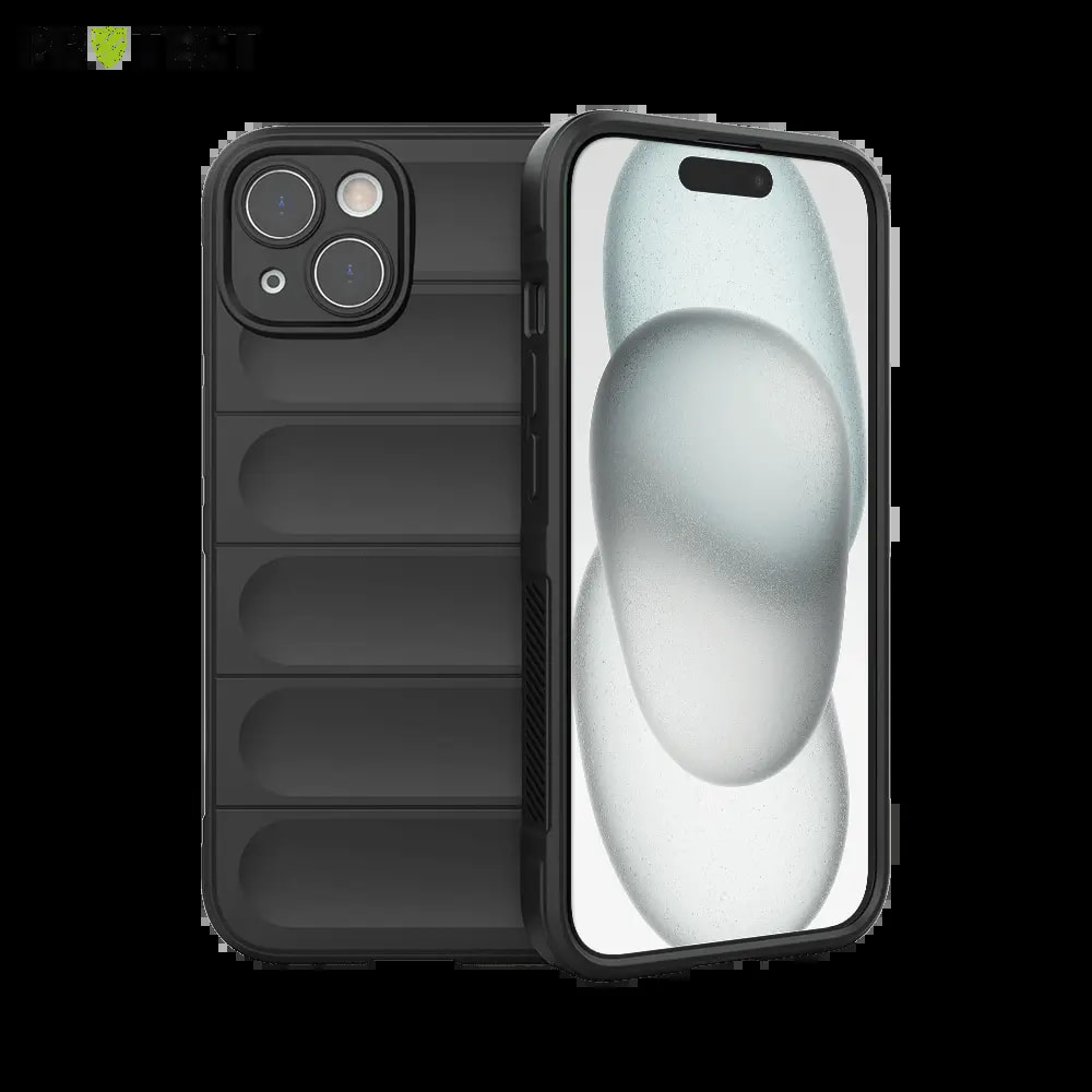 Coque de protection antichoc renforcée iPhone 15 - PROTECT IX008 Noir