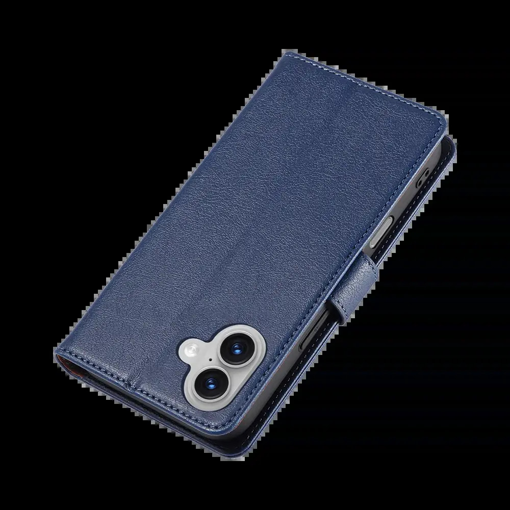 Housse folio anti-RFID iPhone 17 – PROTECT IP011 Bleu Marine - Vue 6
