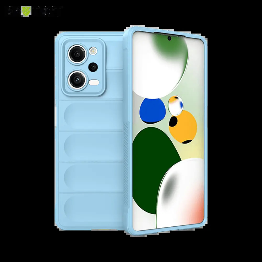 Coque de protection antichoc renforcée Xiaomi Poco X5 Pro 5G - PROTECT IX008 Bleu Clair