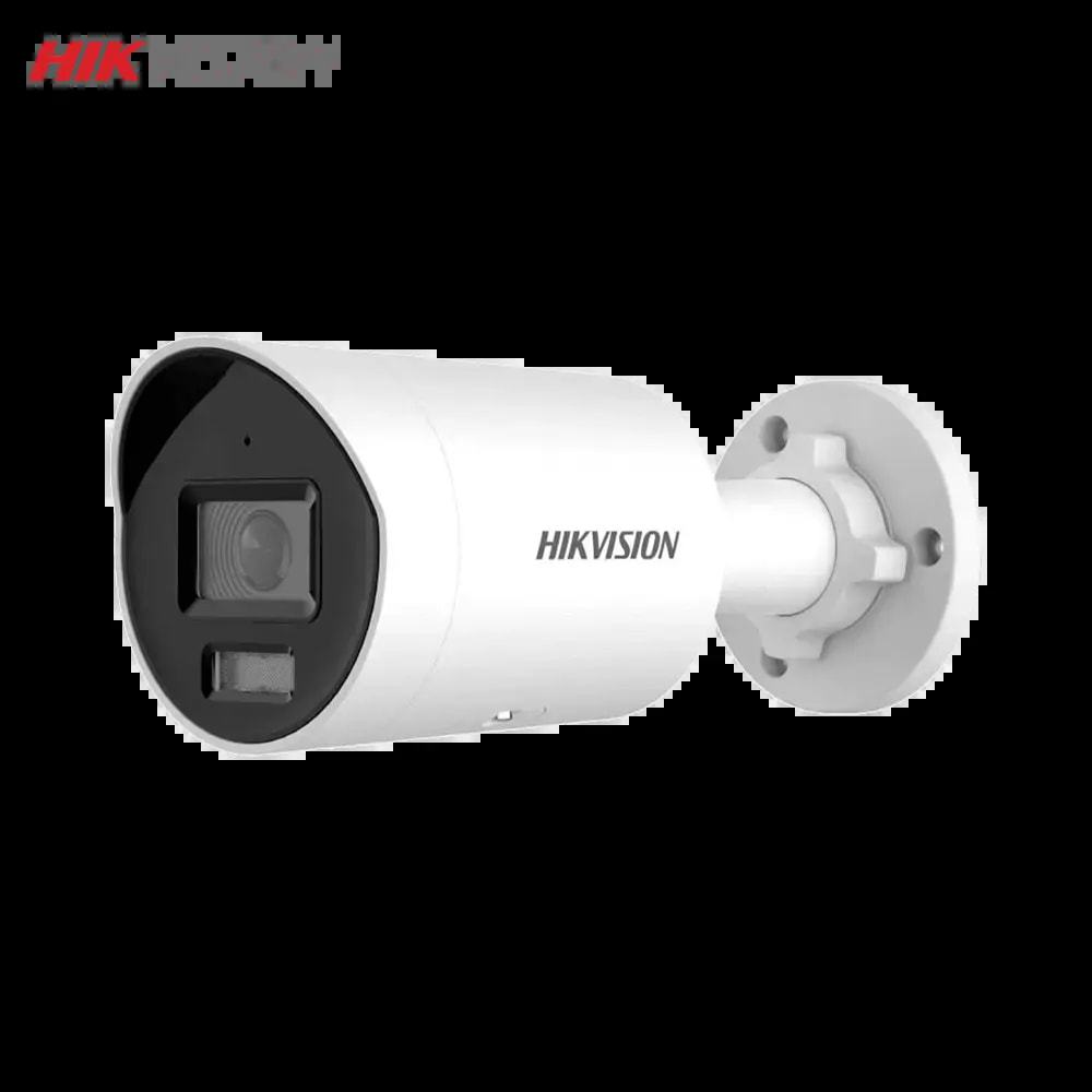 Caméra de Surveillance avec IA Hikvision (4mm) Mini Bullet 2MP IR & AcuSense Blanc