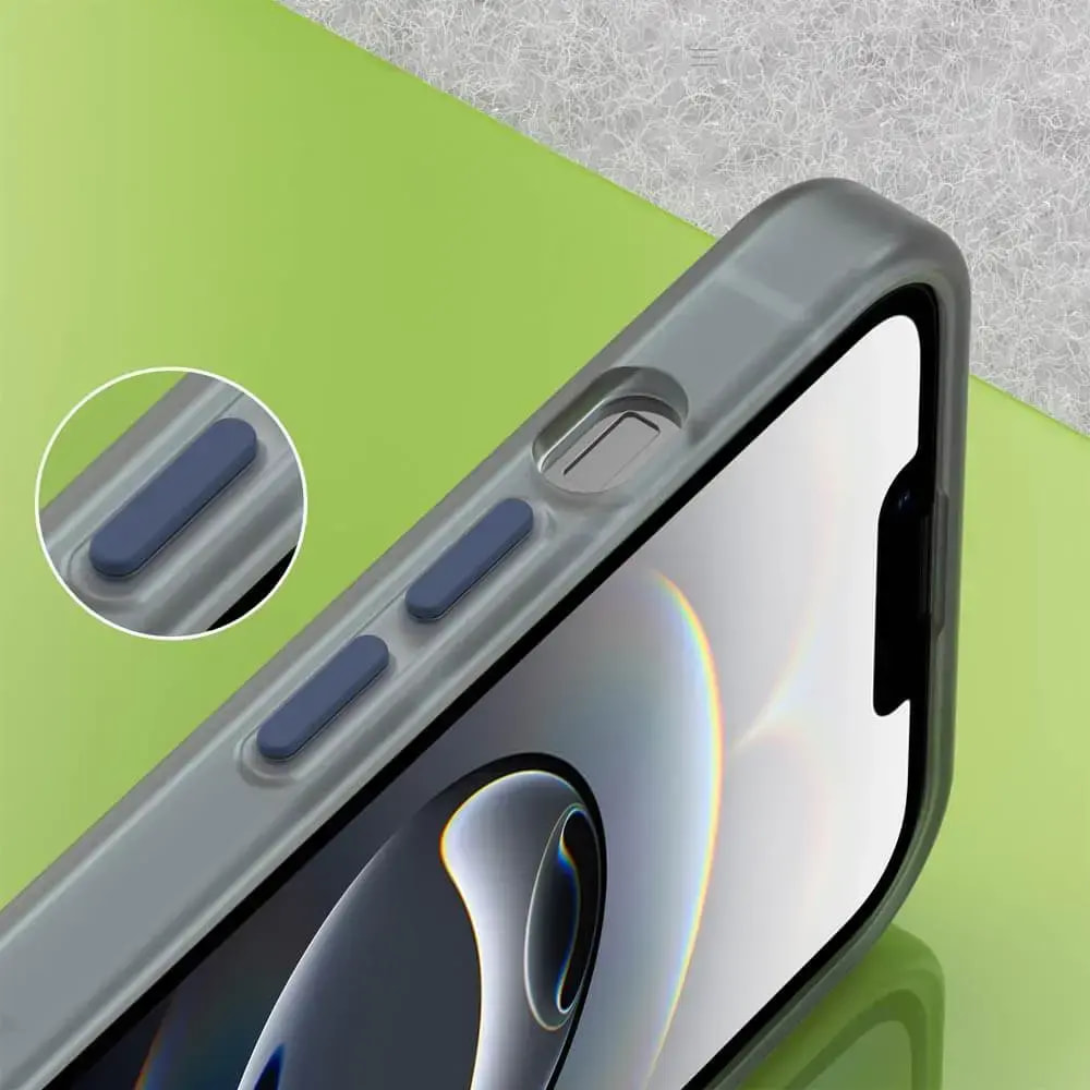 Coque MagSafe iPhone 16e / iPhone 17e bi-matière - PROTECT MF-006 Bleu Marine - Vue 3