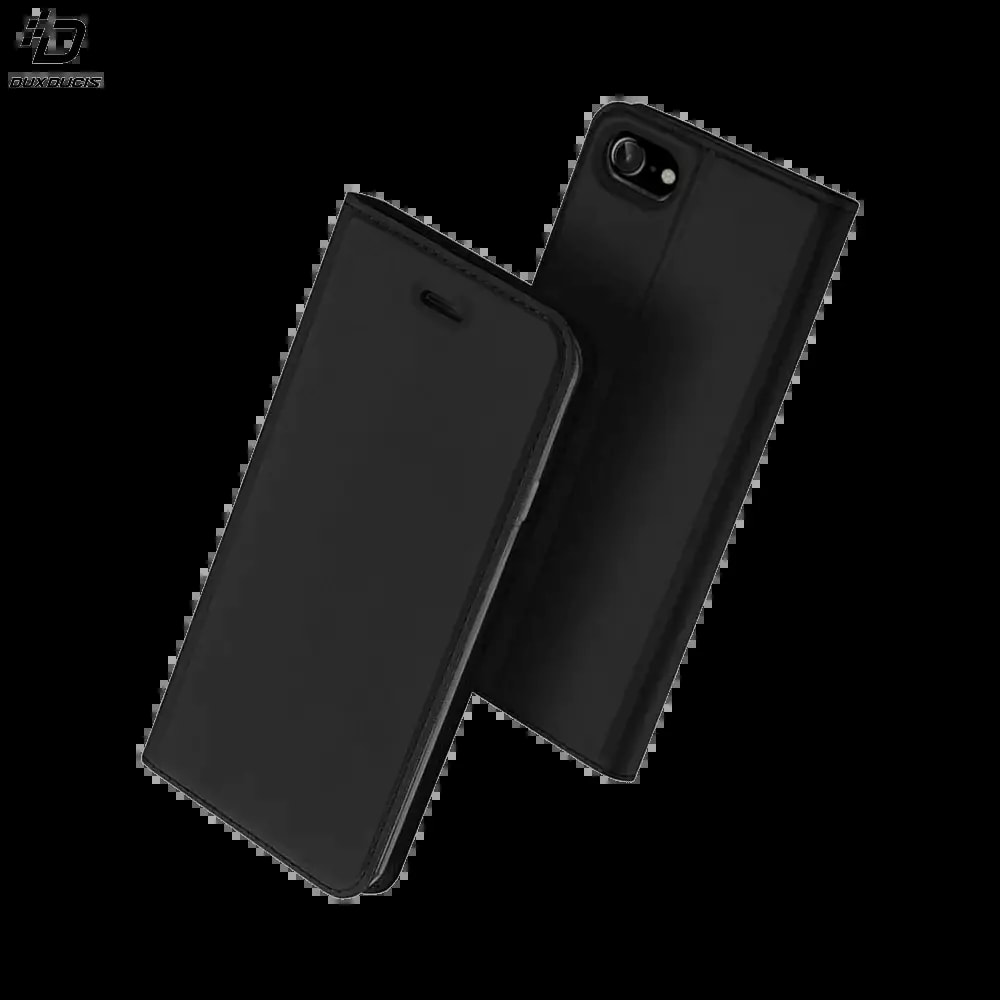 Housse folio iPhone 7 / iPhone 8 / iPhone SE (2e & 3e génération) porte-carte - Dux Ducis Skin Pro Noir
