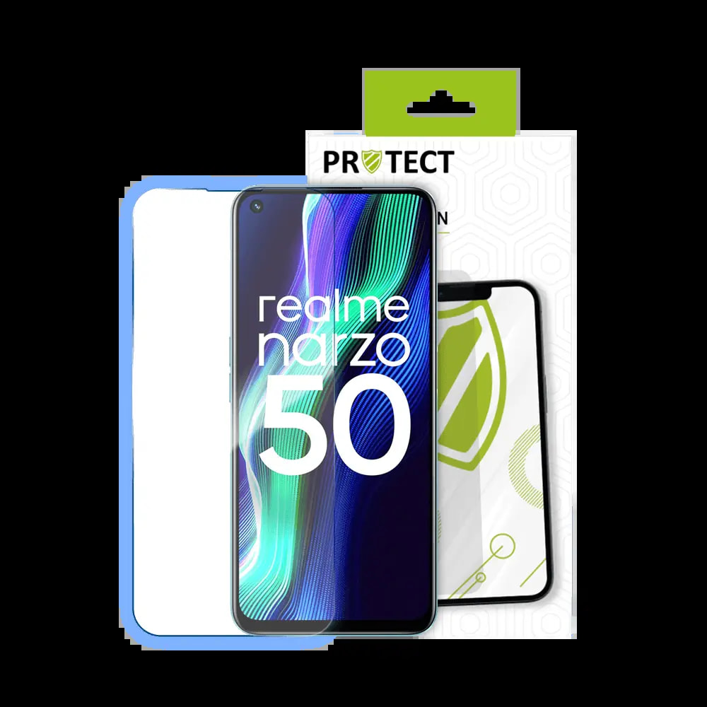 Verre trempé Realme narzo 50 4G protection écran 9H - PROTECT Transparent - Vue 2
