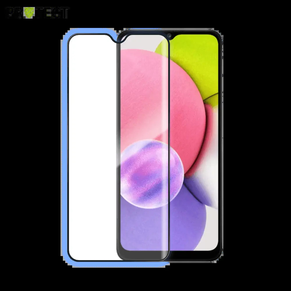 Verre trempé intégral Samsung Galaxy A03s protetcion écran 9H - PROTECT Noir