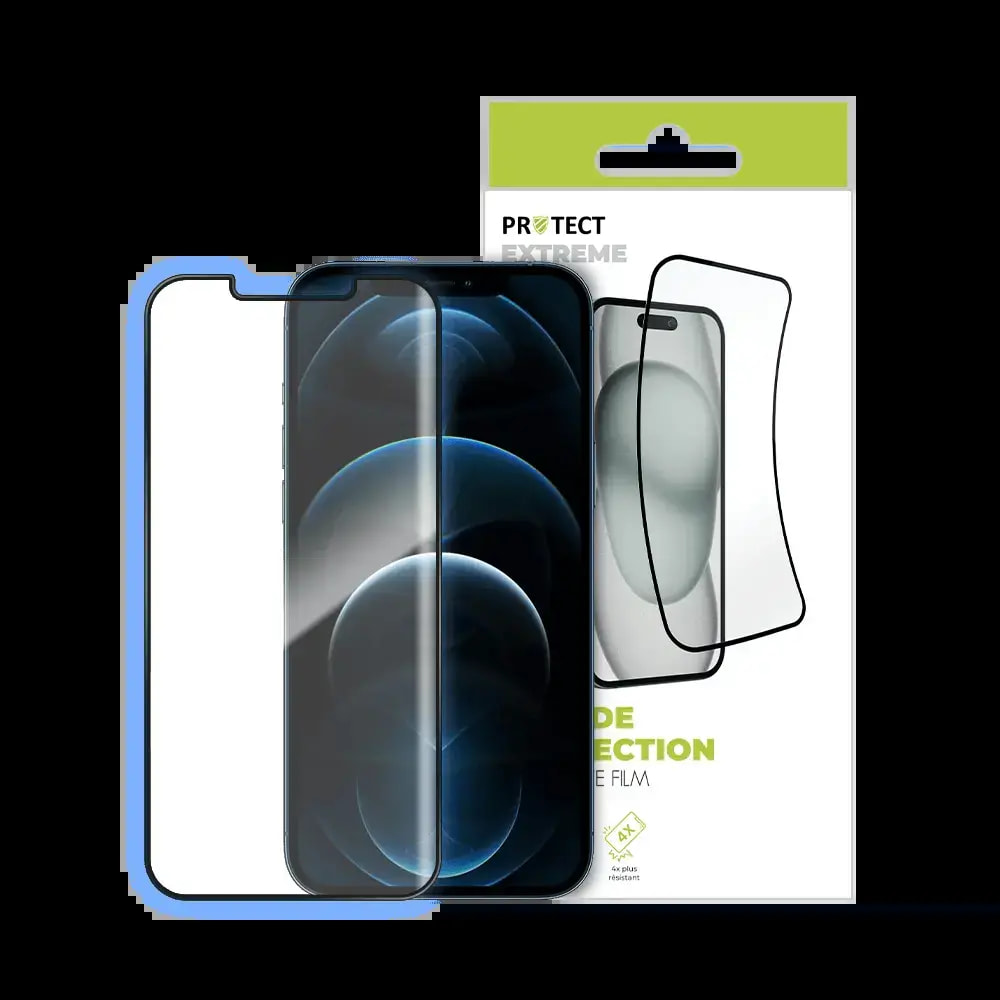 Film de protection extrême iPhone 12 / 12 Pro - PROTECT Transparent - Vue 3