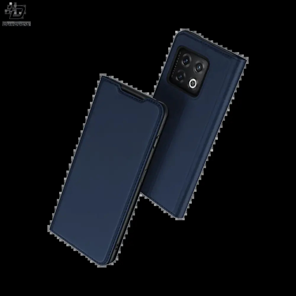 Housse folio OnePlus 10 Pro 5G porte-carte - Dux Ducis Skin Pro Bleu