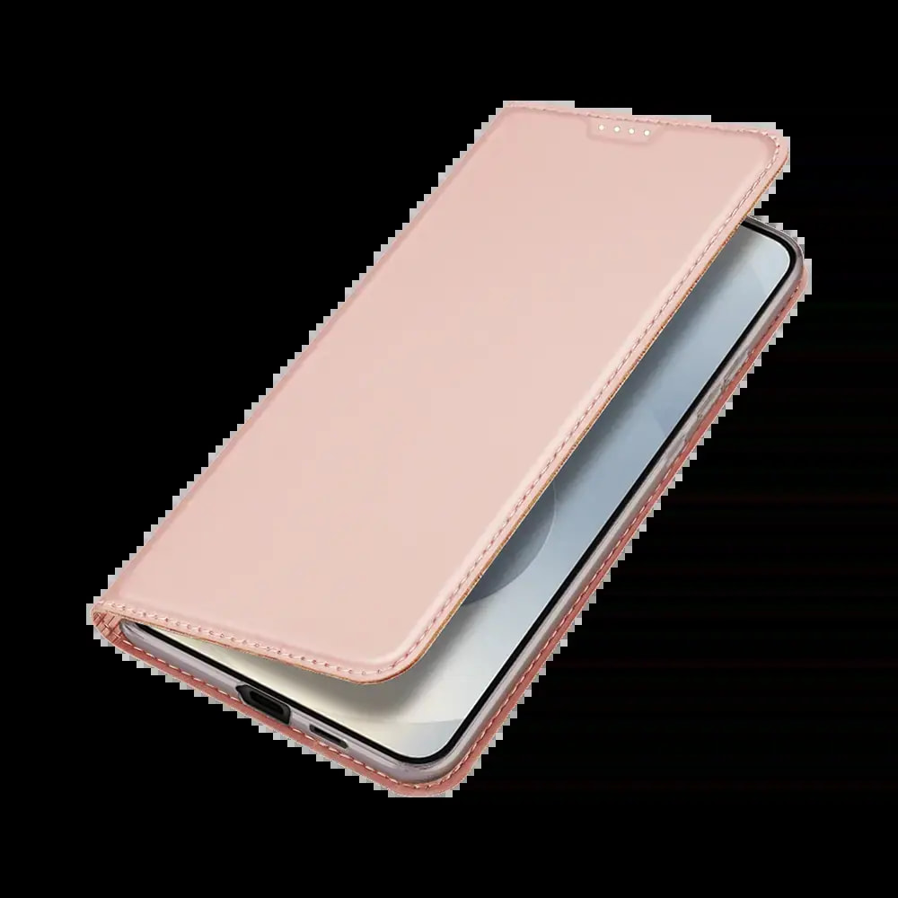 Housse folio Samsung Galaxy S25 porte-carte – Dux Ducis Skin Pro Rose - Vue 2