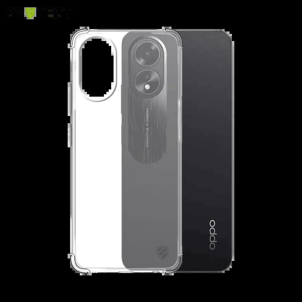 Coque antichoc renforcée transparente OPPO A18 - silicone PROTECT