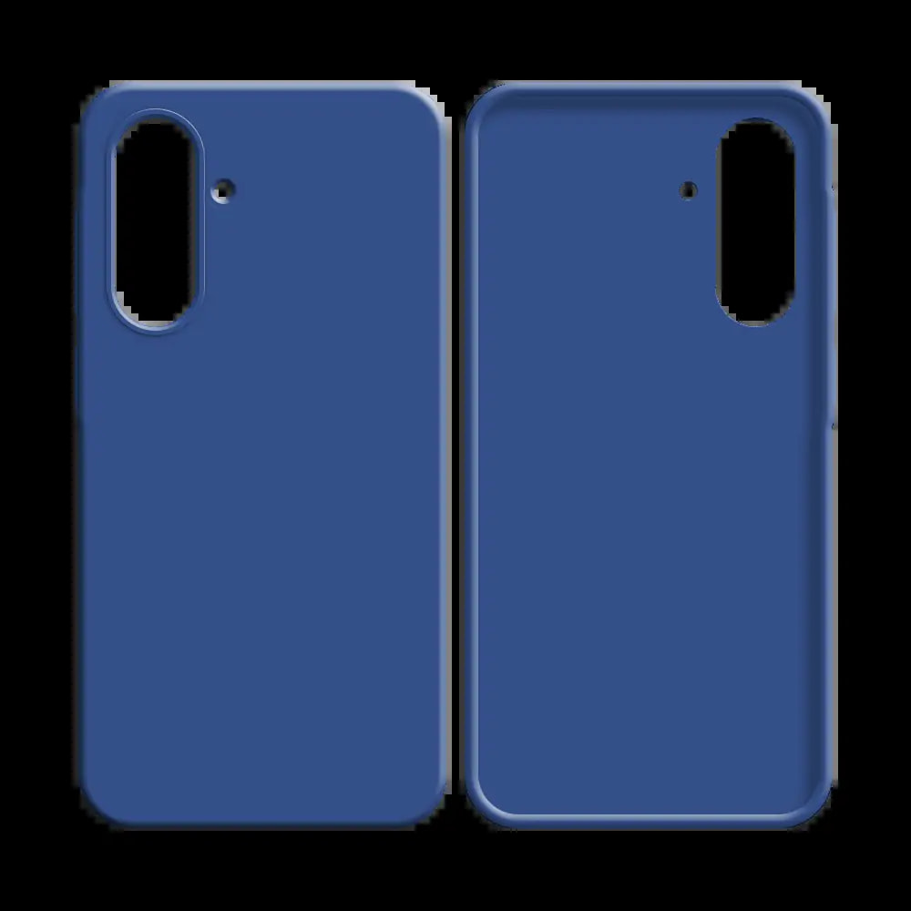 Coque silicone Samsung Galaxy A36 5G / A56 5G - Bleu Marine - Vue 2