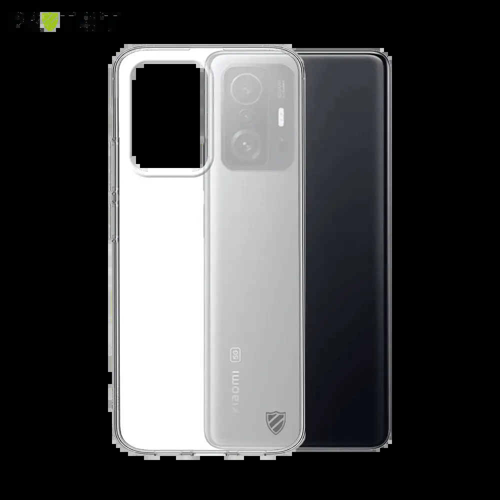 Coque Silicone PROTECT pour Xiaomi 11T 5G/11T Pro 5G Transparent