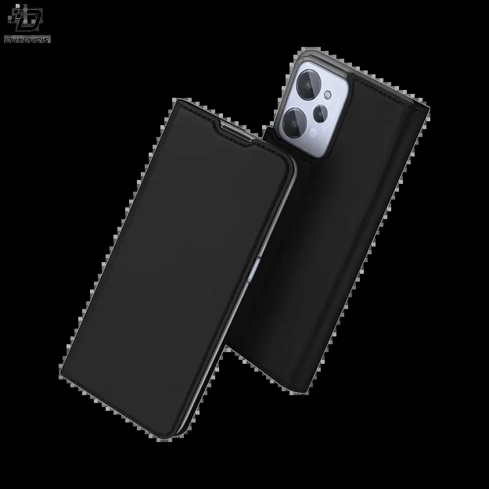Housse folio Realme C31 porte-carte - Dux Ducis Skin Pro Noir
