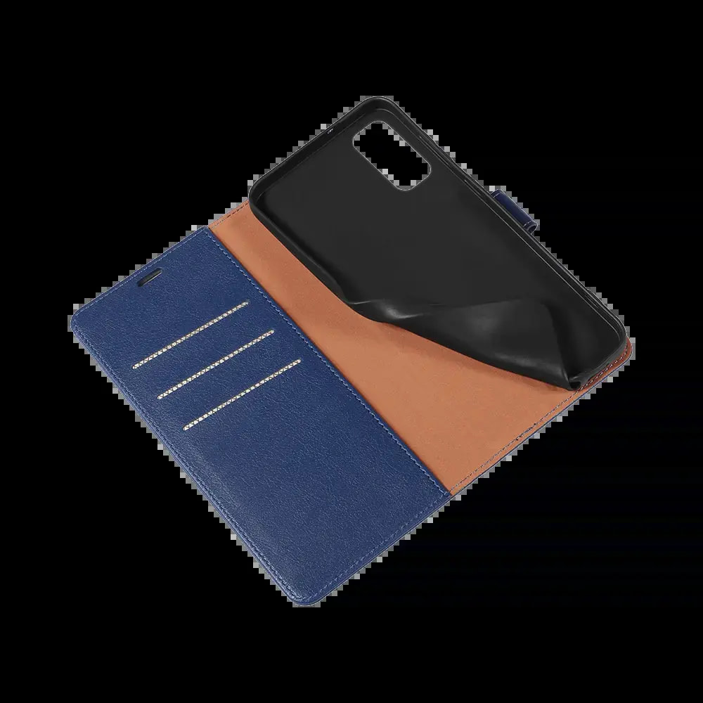 Housse folio anti-RFID Samsung Galaxy S20 FE – PROTECT IP011 Bleu Marine - Vue 4