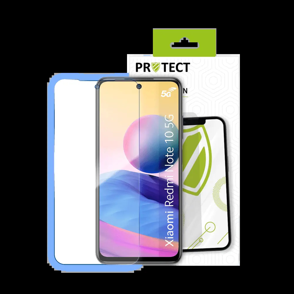 Verre trempé Xiaomi Redmi Note 10 5G protection écran 9H - PROTECT Transparent - Vue 2