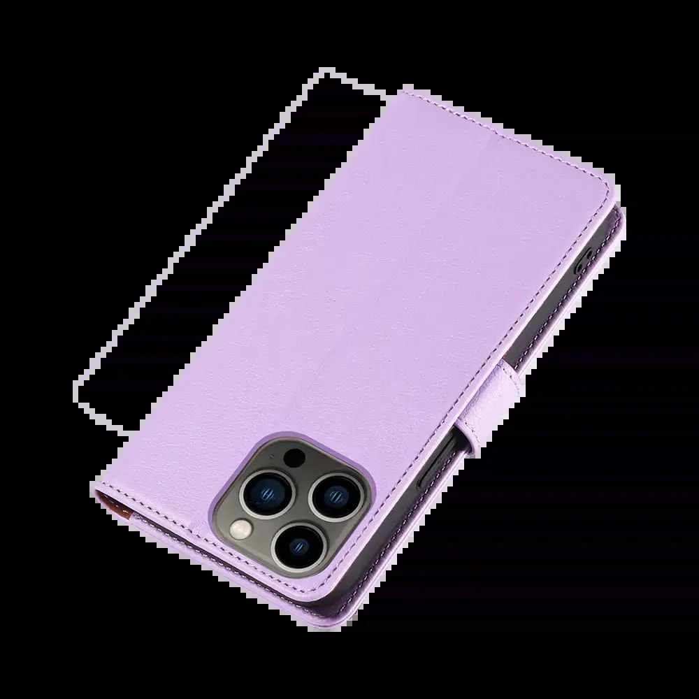 Housse folio anti-RFID iPhone 12 / 12 Pro – PROTECT IP011 Rose - Vue 6