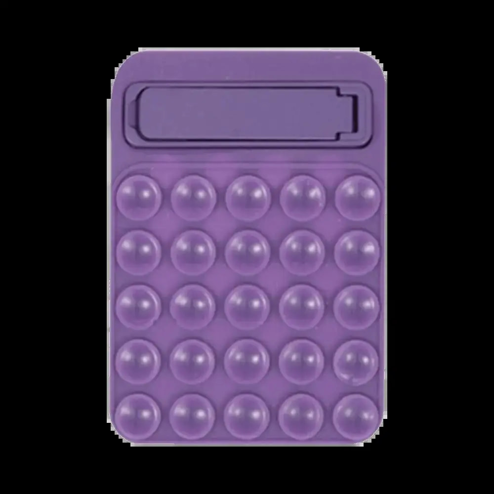 Support smartphone à ventouses silicone avec béquille intégrée - Violet