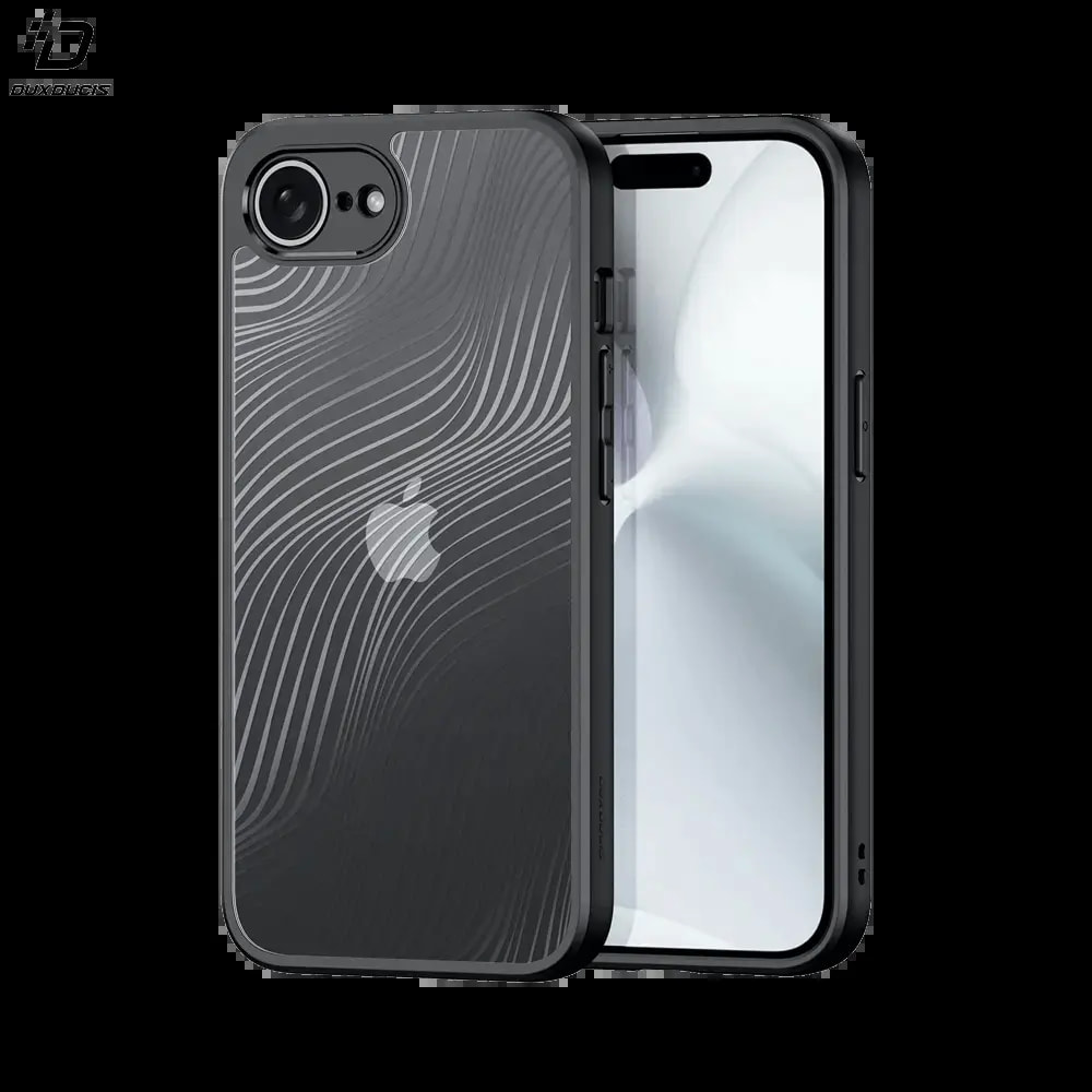 Coque de protection iPhone 16e / iPhone 17e anti-chocs finition mate - Dux Ducis Aimo Noir
