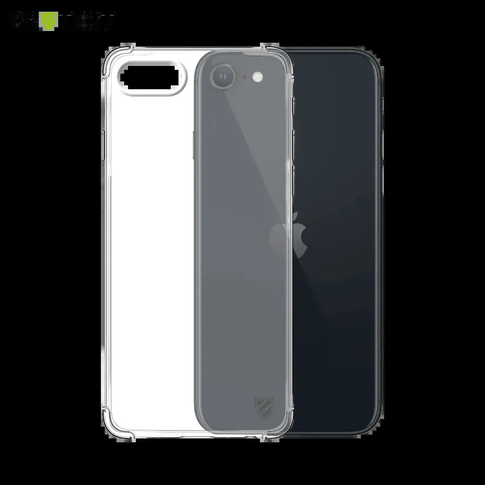 Coque transparente iPhone 16e / iPhone 17e silicone antichoc renforcée - PROTECT
