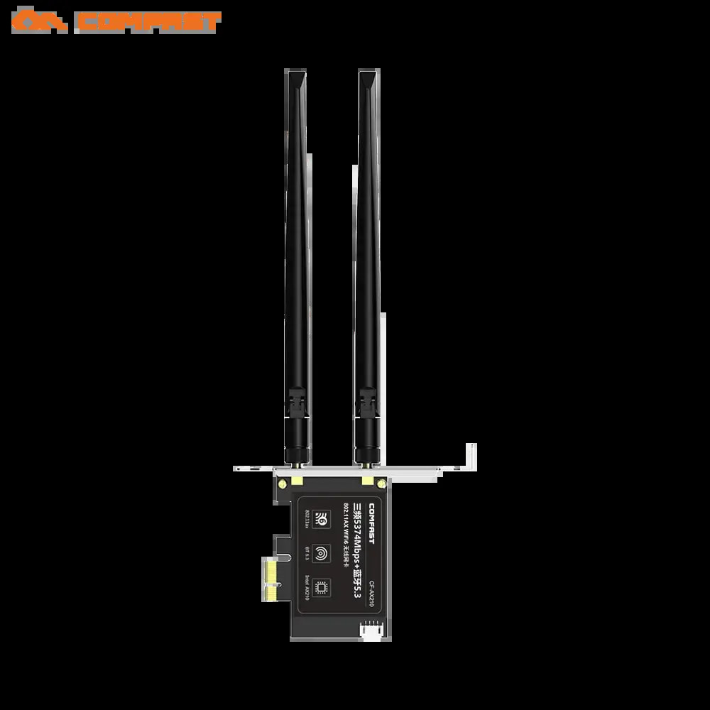 Carte WiFi PCI-E Comfast Wifi 6 + Bluetooth (5374 Mbps)