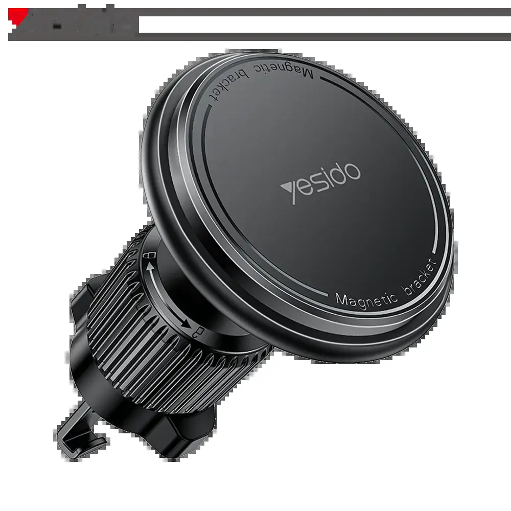 Support smartphone magnétique pour voiture Yesido C252 Noir
