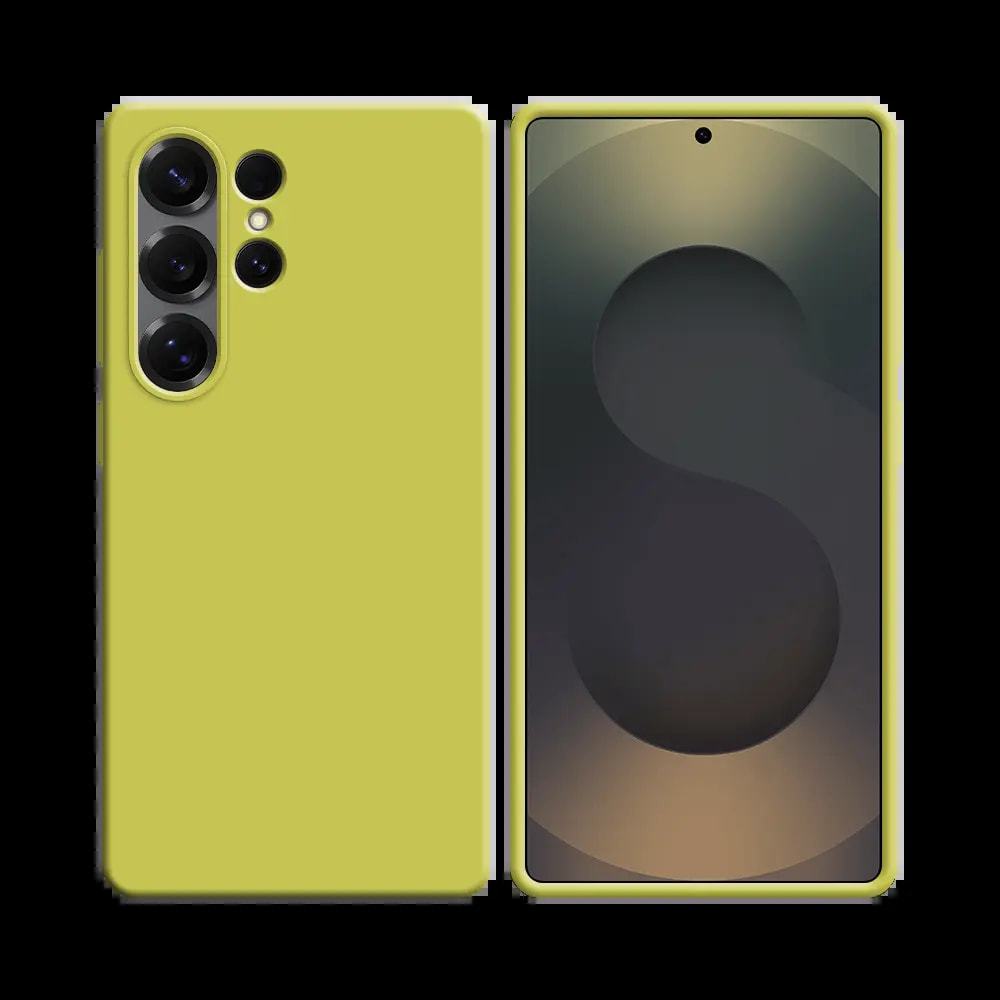 Coque silicone Samsung Galaxy S25 Ultra - Jaune