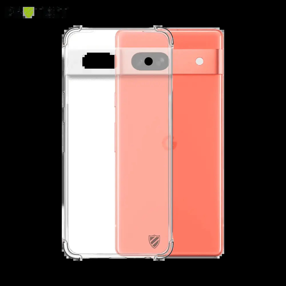 Coque antichoc renforcée transparente – Google Pixel 7a – silicone PROTECT
