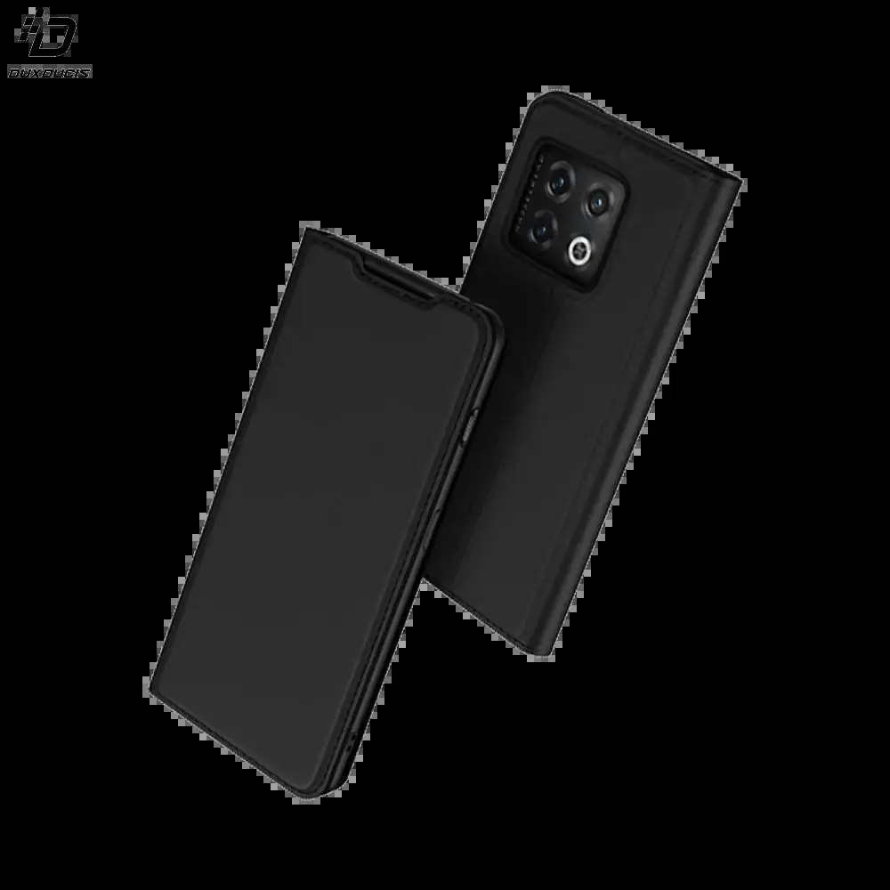 Housse folio OnePlus 10 Pro 5G porte-carte - Dux Ducis Skin Pro Noir