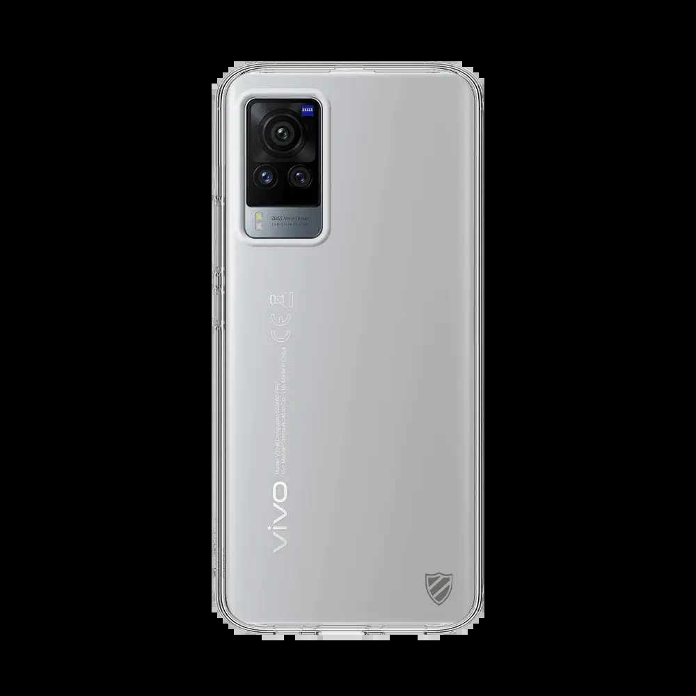 Coque silicone Vivo X60 Pro - PROTECT Transparent - Vue 2