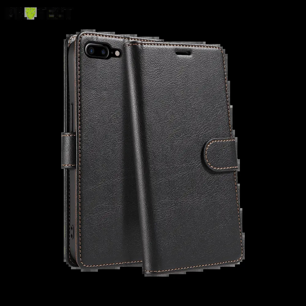 Housse folio anti-RFID iPhone 7 Plus / 8 Plus – PROTECT IP011 Noir