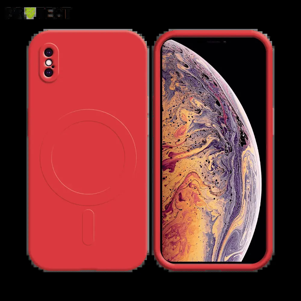 Coque de Protection PROTECT IZ001 pour Apple iPhone XS Max MagSafe Rouge