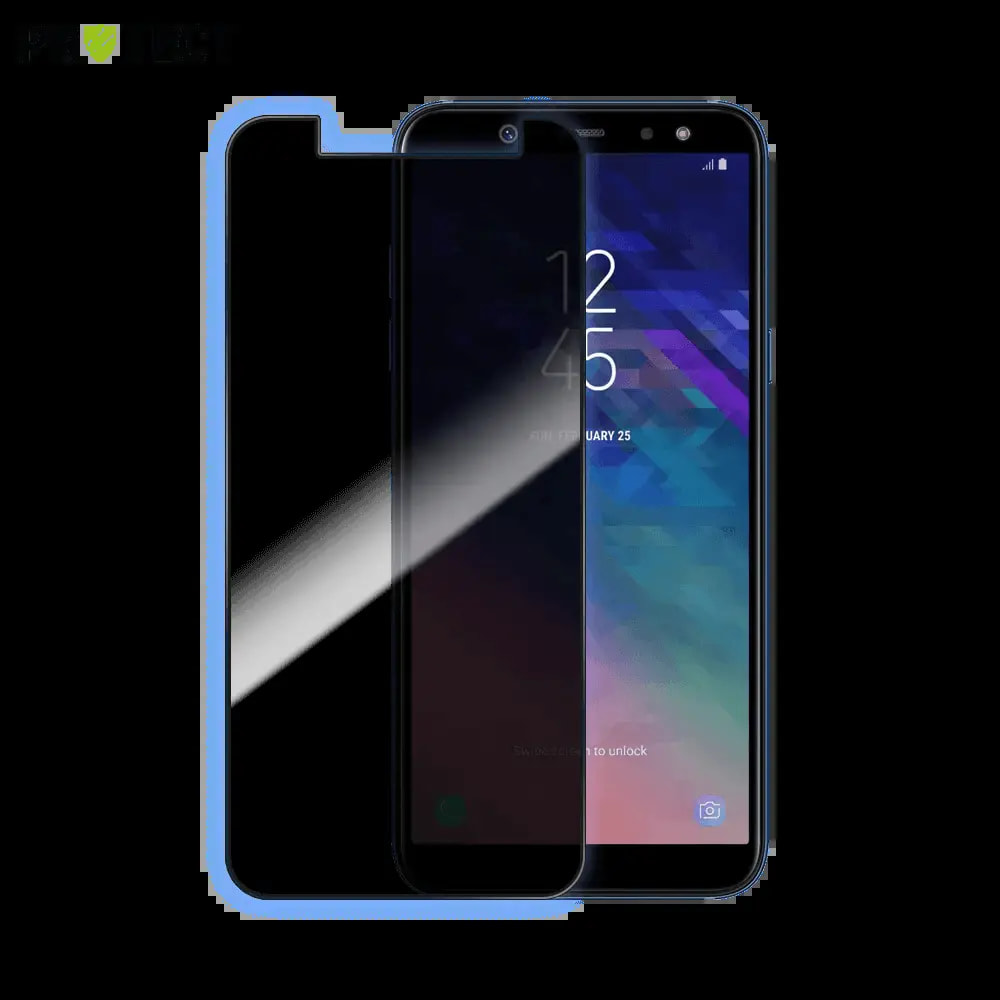 Verre trempé anti-espions Samsung Galaxy A6 2018 protection écran 9H - PROTECT Transparent