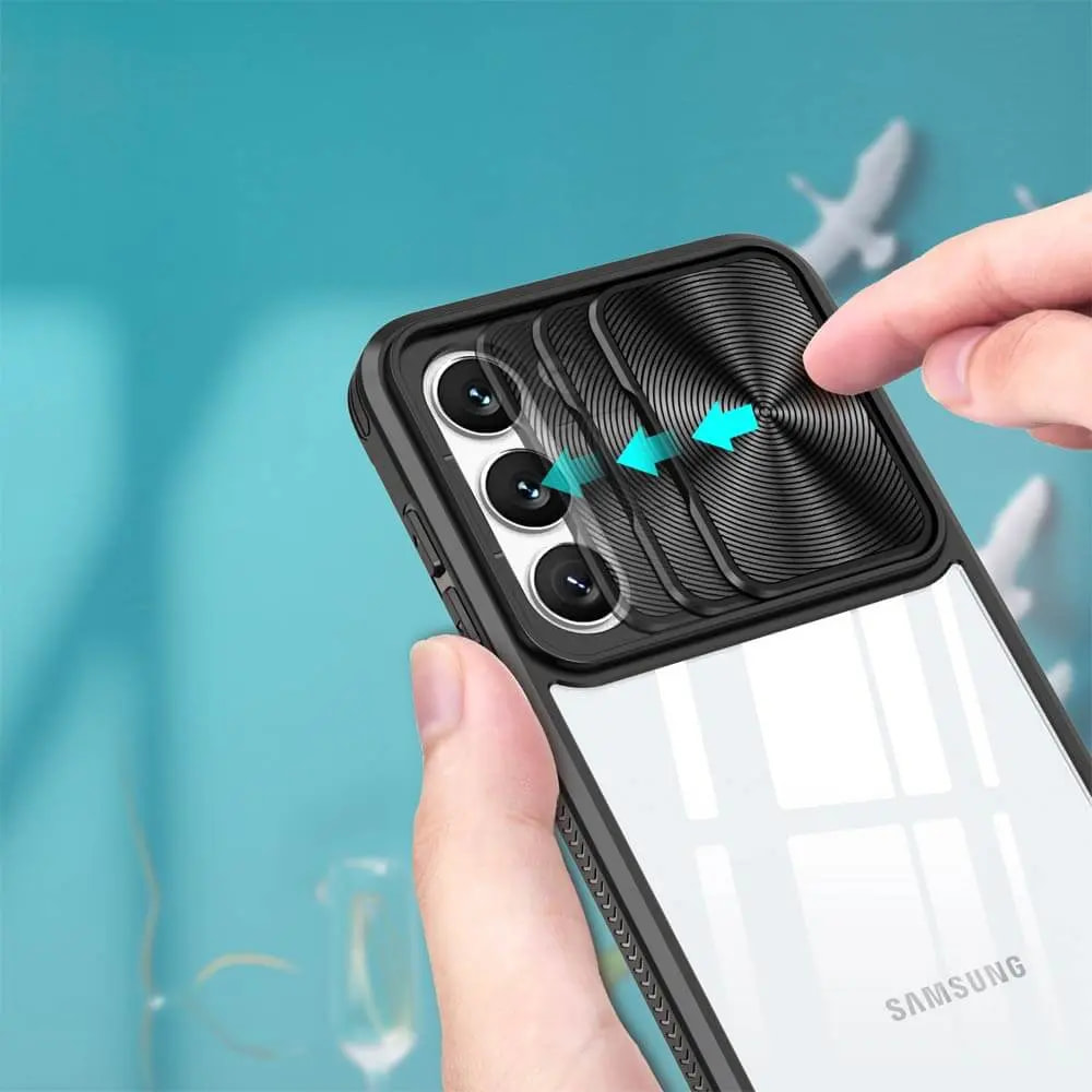 Coque avec cache caméra Samsung Galaxy S23 5G – PROTECT IE027 Noir - Vue 3