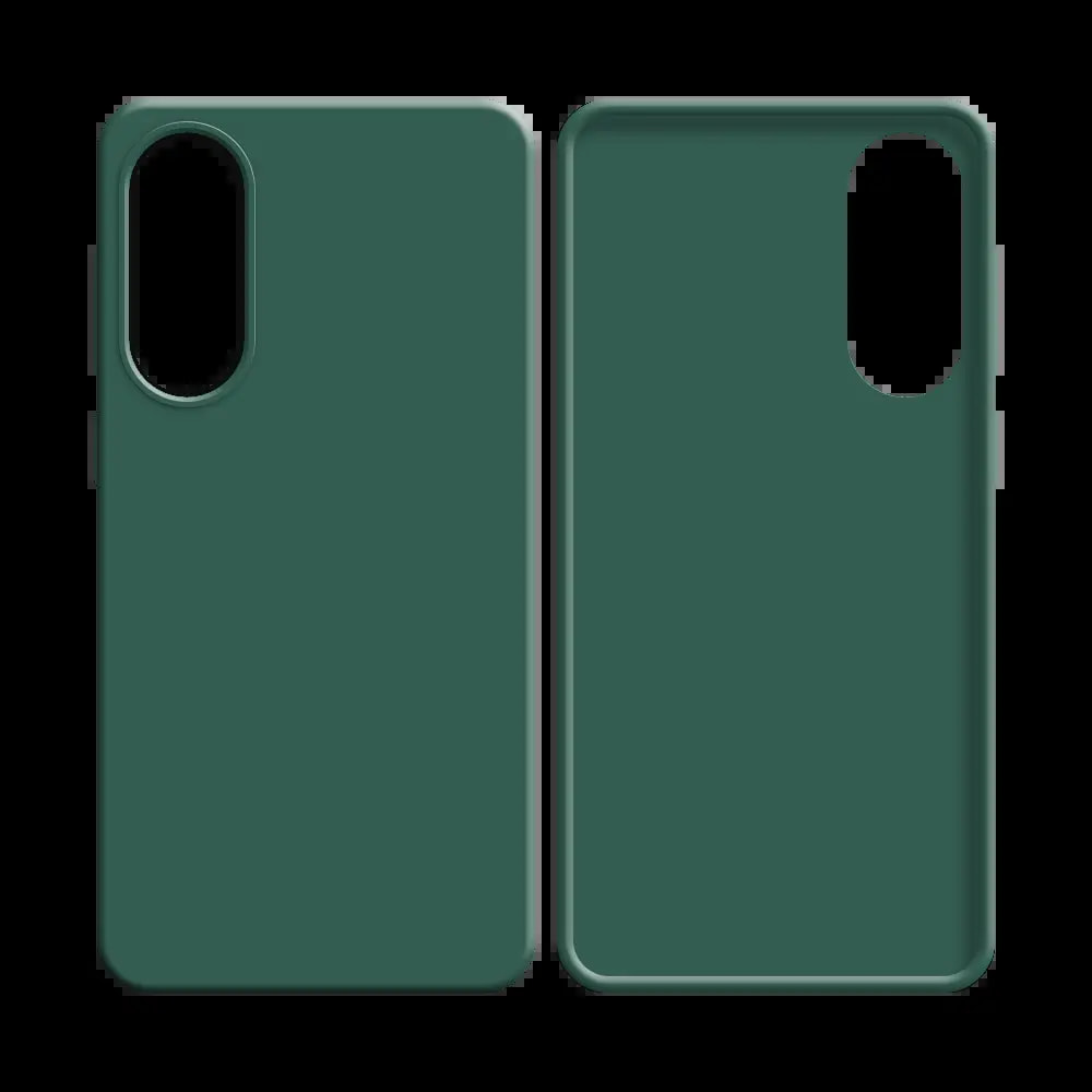 Coque silicone Samsung Galaxy S25 Edge - Vert Foncé - Vue 2