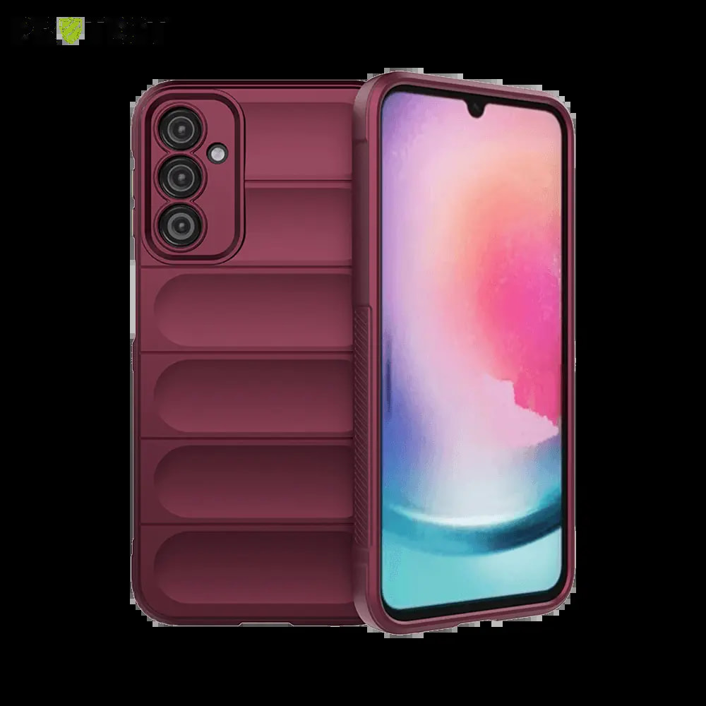 Coque de protection antichoc renforcée Samsung Galaxy A24 4G - PROTECT IX008 Prune