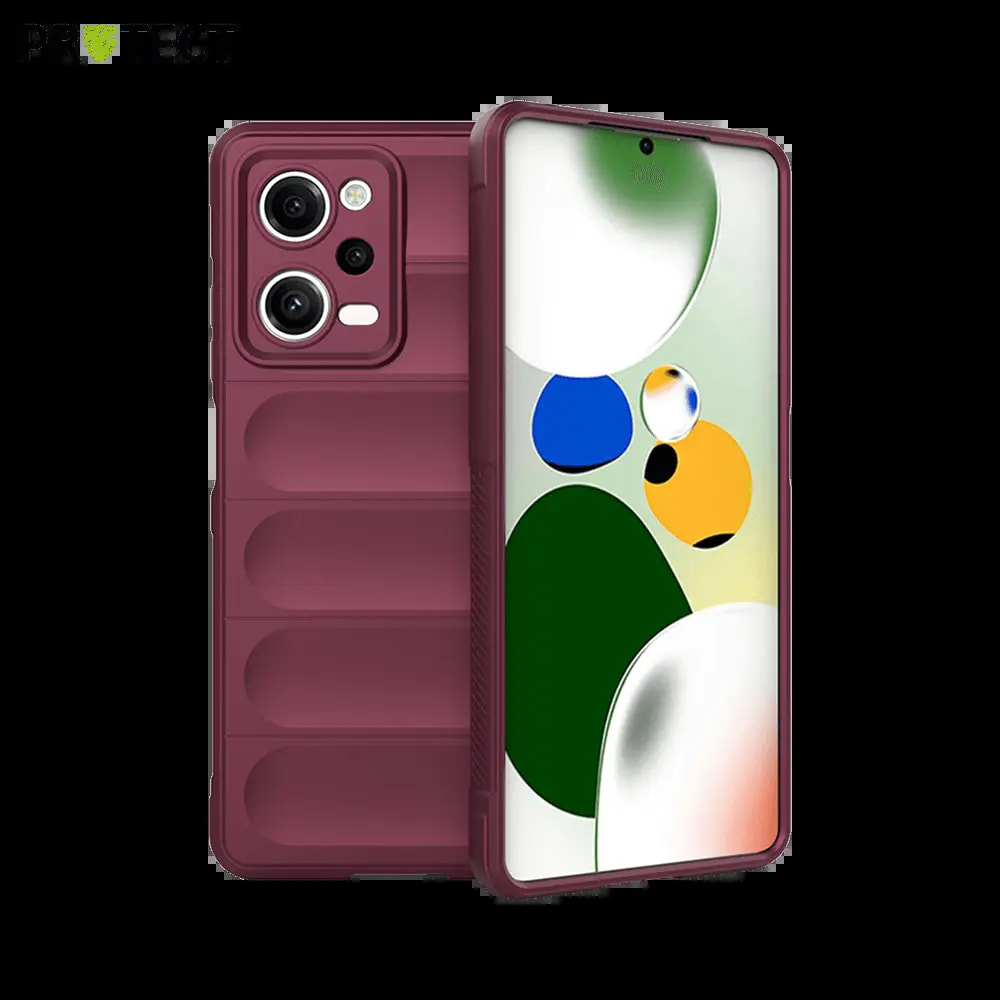 Coque de protection antichoc renforcée Xiaomi Poco X5 Pro 5G - PROTECT IX008 Prune