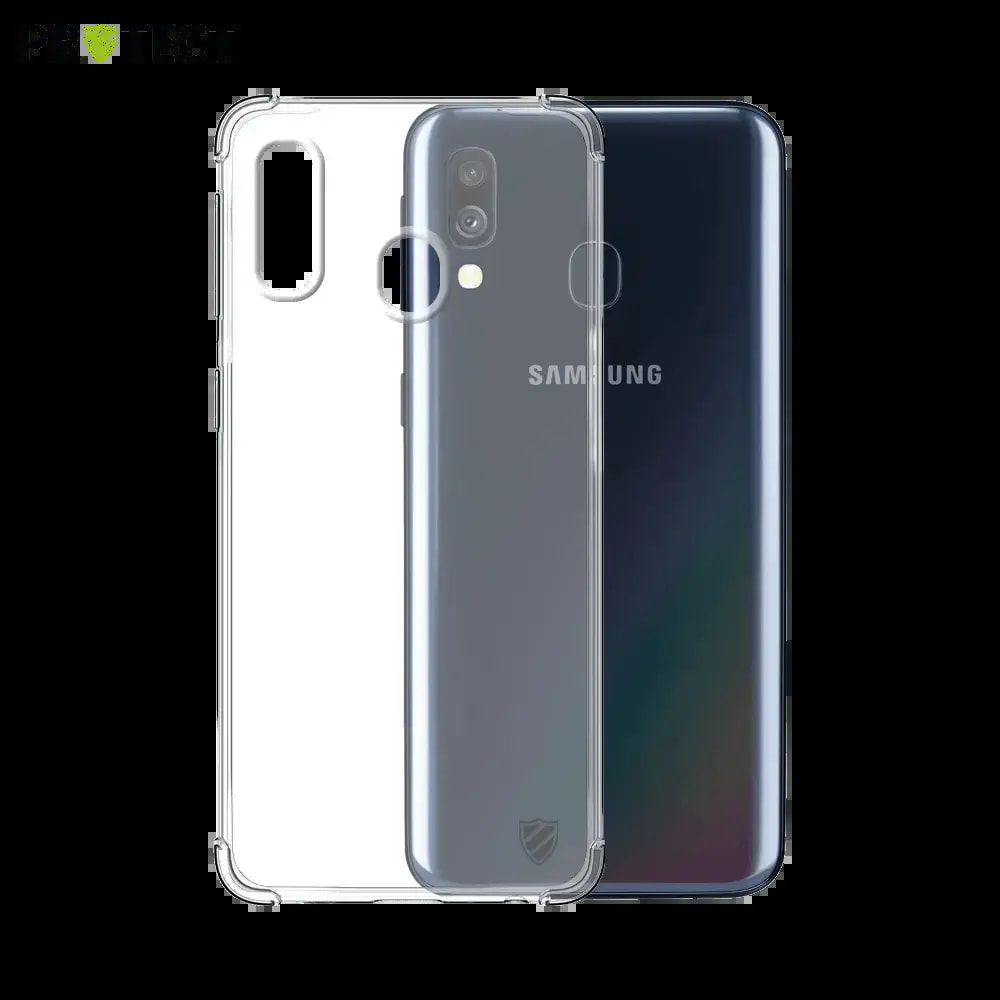 Coque antichoc renforcée transparente Samsung Galaxy A40 - silicone PROTECT