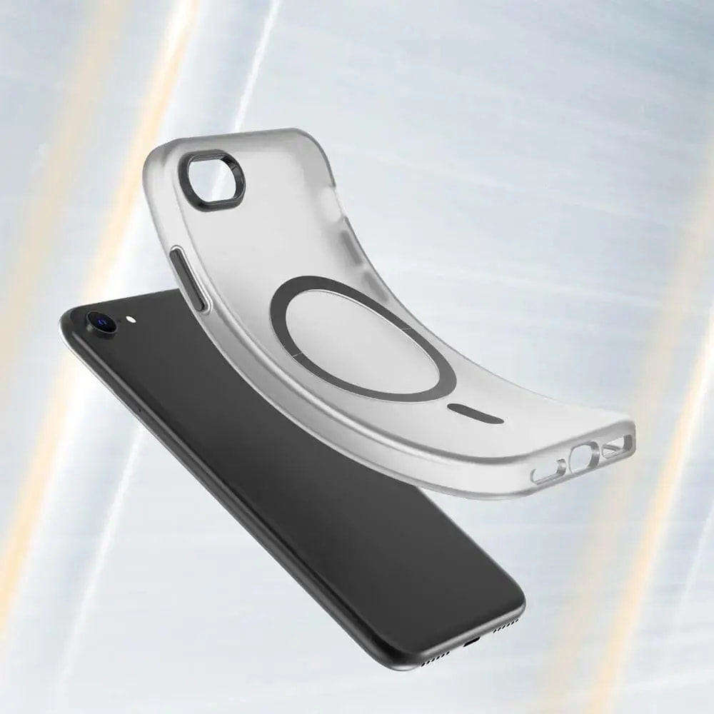 Coque MagSafe bi-matière iPhone 7 / 8 / SE (2nd & 3e Gen) - PROTECT MF-006 Noir - Vue 2