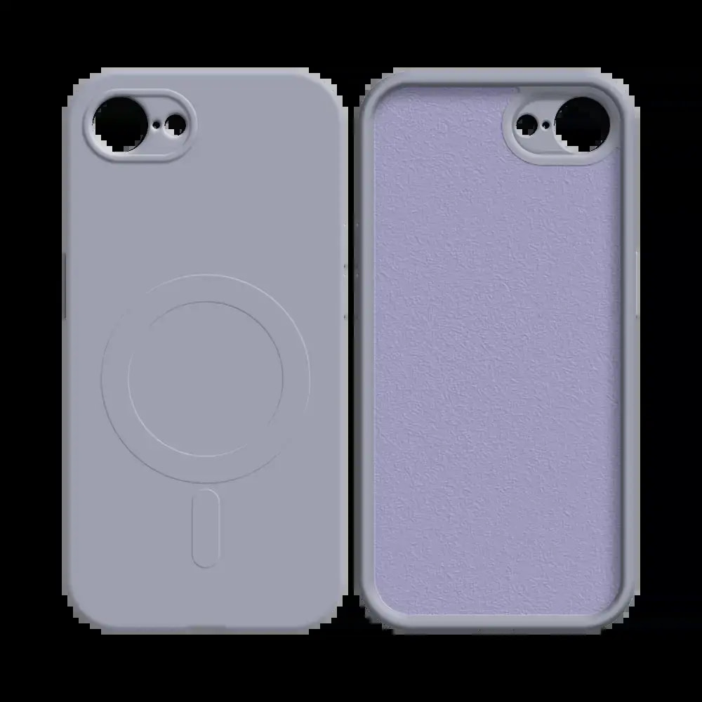 Coque MagSafe iPhone 16e / iPhone 17e antichoc et intérieur flanelle - PROTECT IZ001 Violet - Vue 2