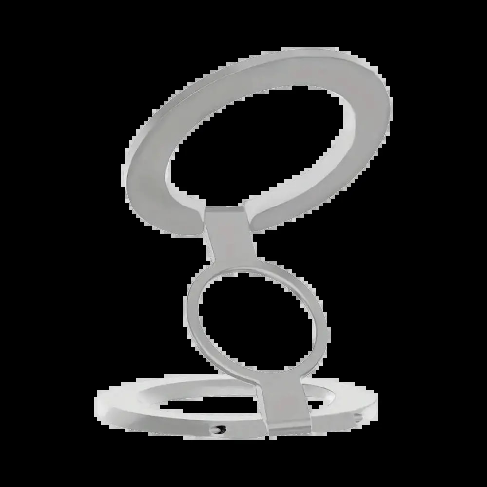 Support smartphone MagSafe rotatif et pliable - fixation multi-surfaces Blanc