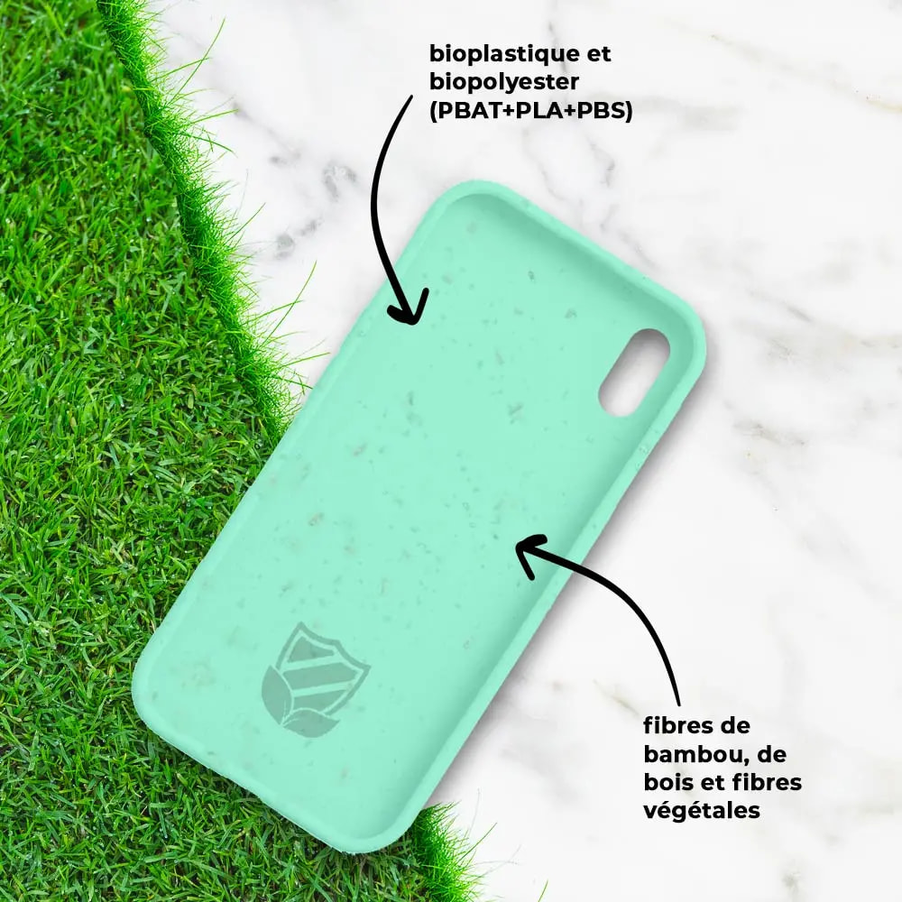 Coque bio iPhone XS Max - PROTECT Vert Menthe - Vue 4