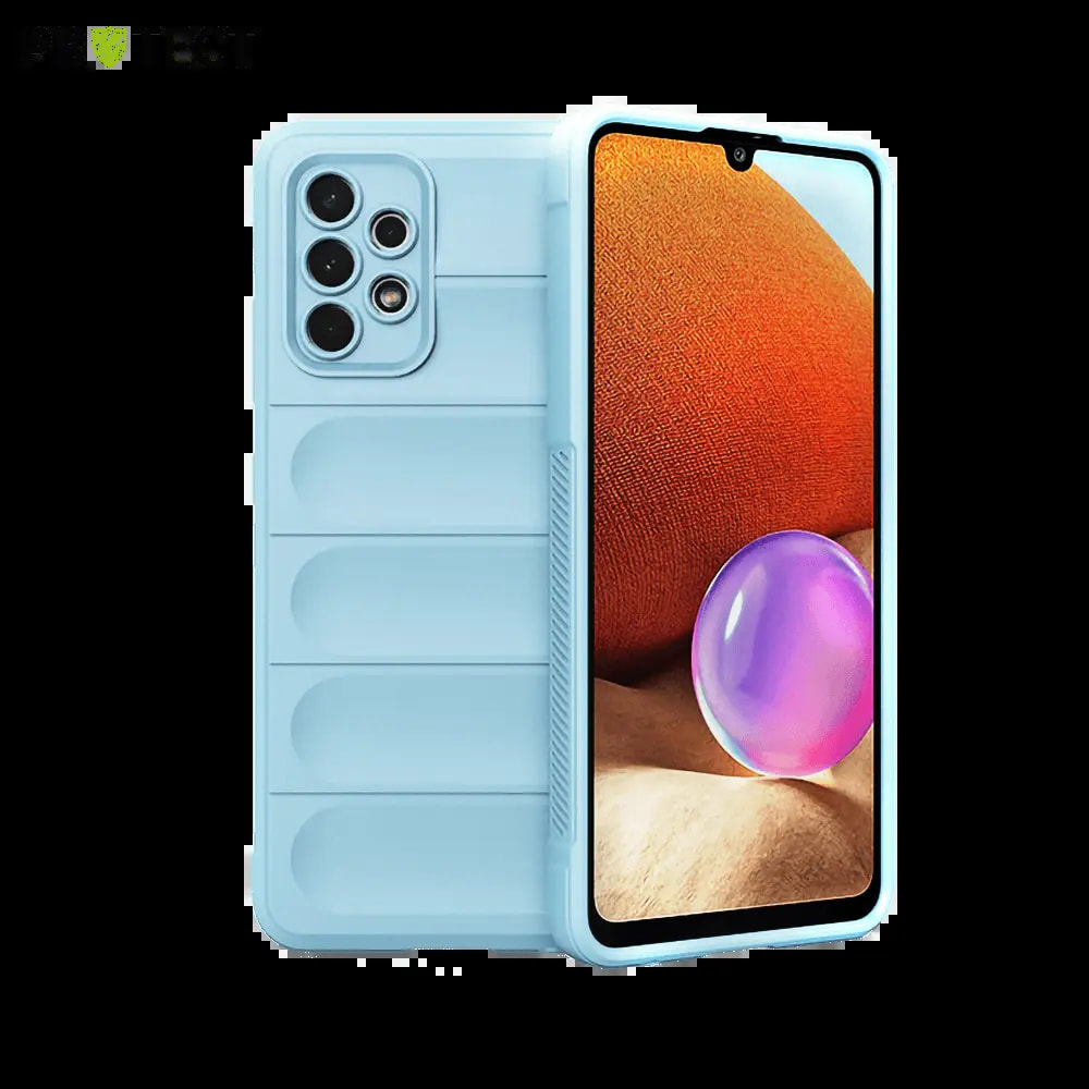 Coque de protection antichoc renforcée Samsung Galaxy A32 5G - PROTECT IX008 Bleu Clair