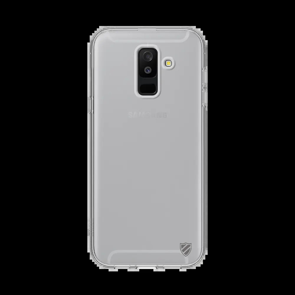 Coque silicone Samsung Galaxy A6+ - PROTECT Transparent - Vue 2