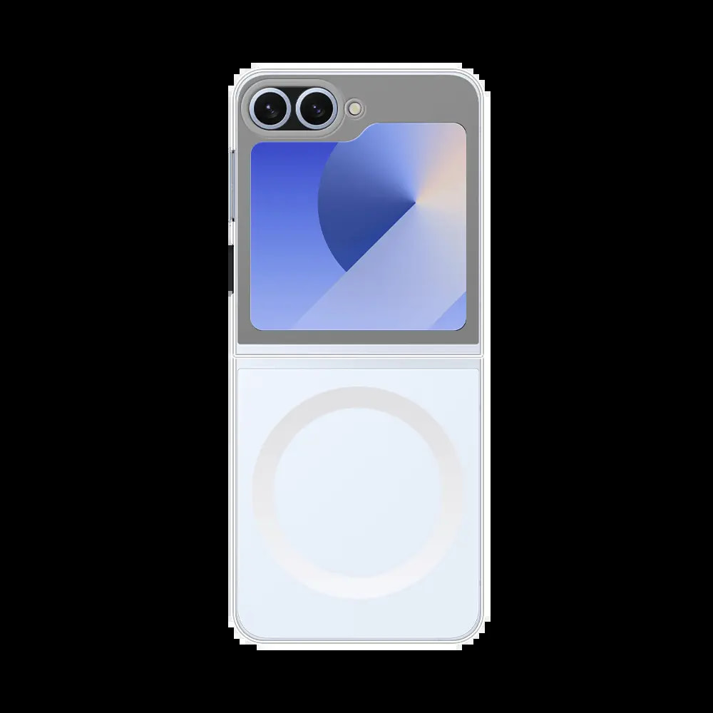 Coque MagSafe silicone transparente Samsung Galaxy Z Flip 6 5G - Vue 2