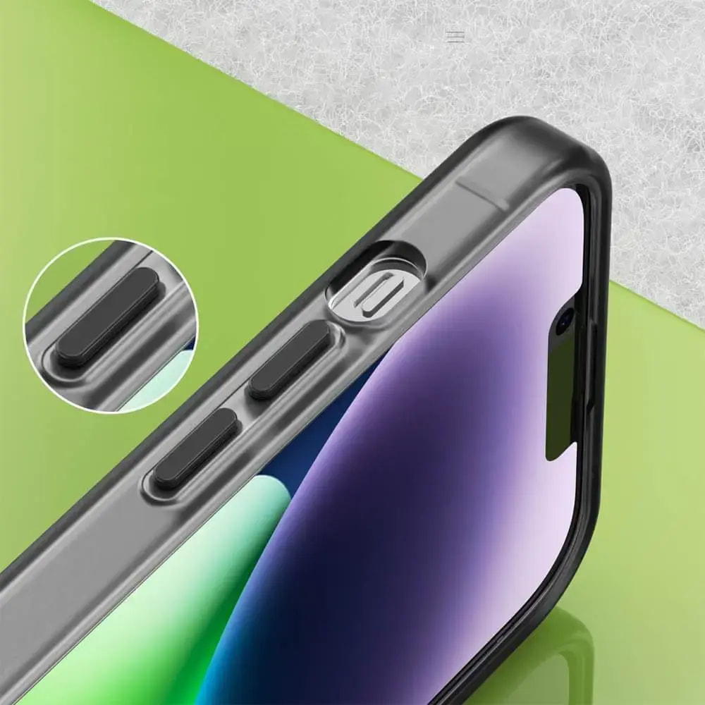 Coque MagSafe bi-matière iPhone 14 - PROTECT MF-006 Noir - Vue 3