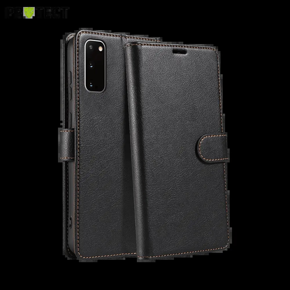 Housse folio anti-RFID Samsung Galaxy S20 – PROTECT IP011 Noir
