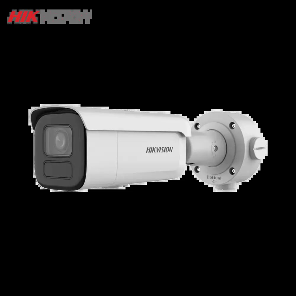 Caméra de Surveillance avec IA Hikvision Bullet 4MP DarkFighter & AcuSense Blanc