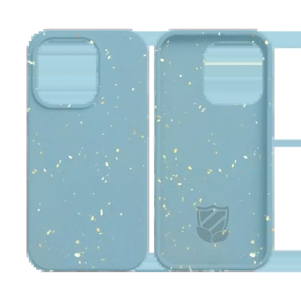 Coque bio iPhone 15 Plus - PROTECT Bleu - Vue 2