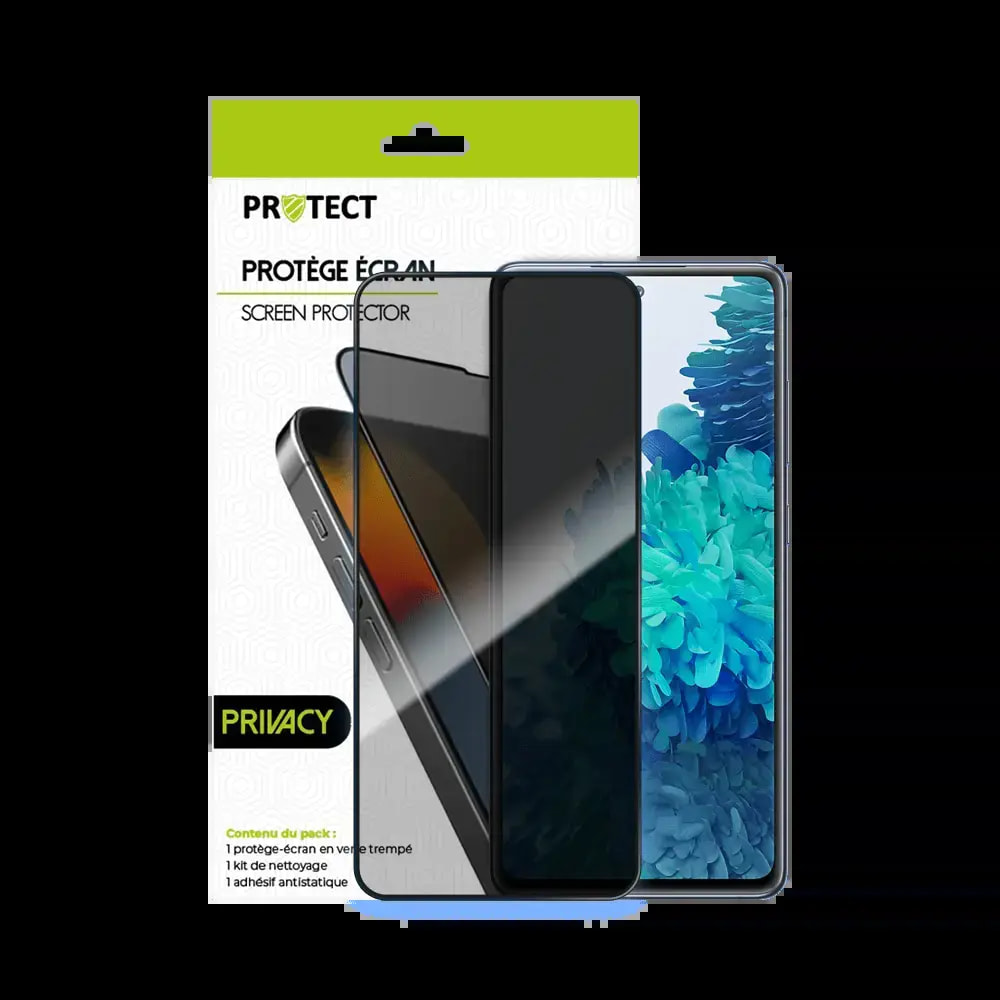 Verre trempé anti-espions Samsung Galaxy S20 FE 5G / S20 FE 4G pro protection écran 9H - PROTECT Transparent - Vue 2