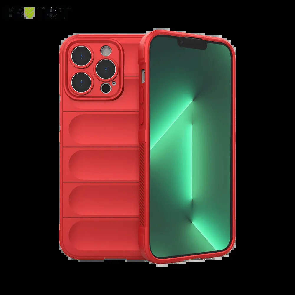 Coque de protection antichoc renforcée iPhone 13 Pro Max - PROTECT IX008 Rouge